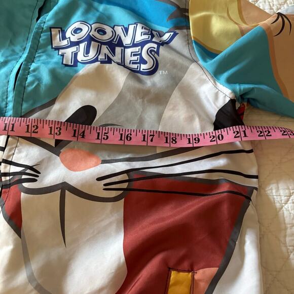 VTG LOONEY TOONS MEMBERS ONLY Windbreaker Jacket SzS Playful Cosplay Collectible - Picture 8 of 9